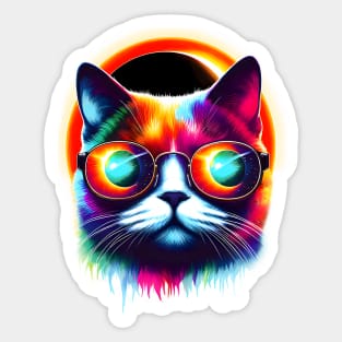 Cosmic Feline Sticker